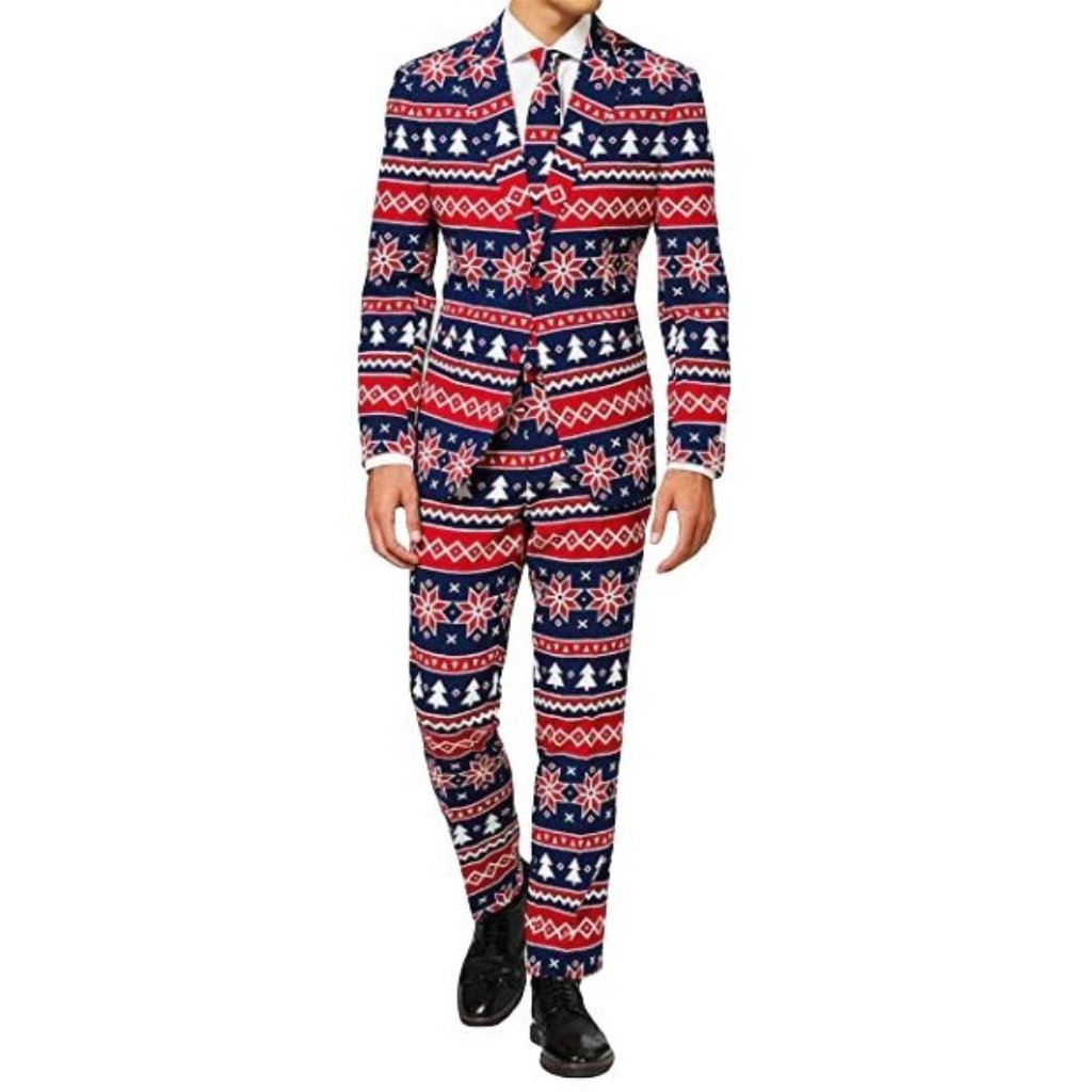 Opposuits Men's "Ugly" Christmas Party/Costume Suit (Size 42)